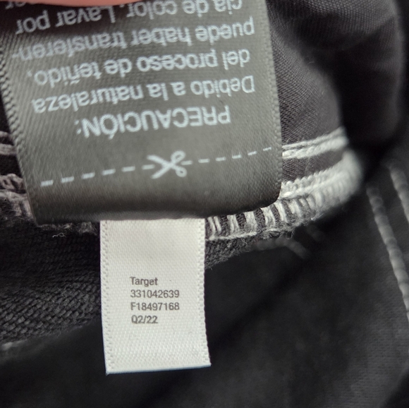 Wild Fable Super High Rise Dark Cargo Baggy Pants with Contrast Stitching Size 4 - Picture 7 of 7